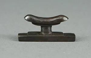 Lucky Charm Collection: Amulet of a Headrest, Egypt, Late Period, Dynasty 26-31 (664-332 BCE). Creator: Unknown