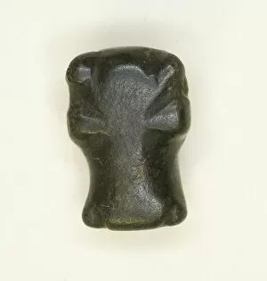 Lucky Charm Collection: Amulet of a Hippopotamus Head, Egypt, Middle Kingdom, Dynasty 12 (about 1985-1773 BCE)