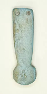 18th Dynasty Gallery: Amulet of a Menat Counterpoise, Egypt, New Kingdom, Dynasty 18 (about 1550-1295 BCE)