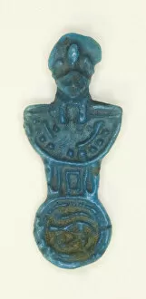 Charm Gallery: Amulet of a Menat Counterpoise with Lion-headed Goddess, Egypt