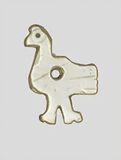 Arts Of The Ancient Mediterranean Collection: Amulet of a Rooster, Byzantine Period (4th-7th century). Creator: Unknown