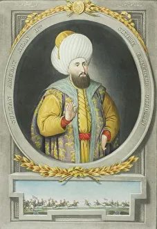 Young John Prints: Amurat Kahn II, from Portraits of the Emperors of Turkey, 1815. Creator: John Young