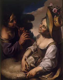 Antwerp Collection: Amusement of the shepherds, First Half of 17th cen. Creator: Crabeth, Wouter Pietersz