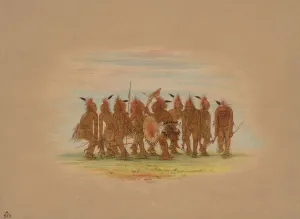 Wisconsin Prints: Amusing Dance - Saukie, 1861 / 1869. Creator: George Catlin