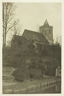 Edition 109 250 Prints: Amwell Church, 1880s. Creator: Peter Henry Emerson