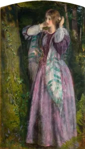 Graffiti Prints: Amy, 1859. Creator: Arthur Hughes