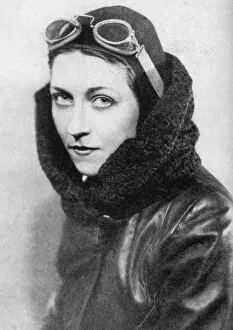 Images Dated 3rd September 2007: Amy Johnson, pilot, c1930s (1936)
