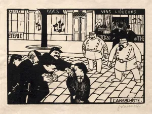 Late 19th Early 20th Century Prints: The Anarchist. Creator: Felix Vallotton (French, 1865-1925)