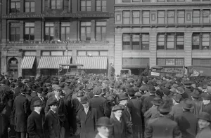 Workers Rights Prints: Anarchists, Union Sq. 1914. Creator: Bain News Service