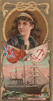 Anchor Line, from the Ocean and River Steamers series (N83) for Duke brand cigarettes