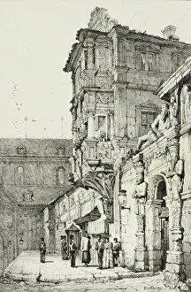 Guarding Collection: Ancien palais, Bamberg, 1833. Creator: Samuel Prout