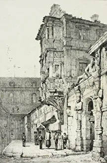 Landscapeprints And Drawings Prints: Ancien palais, Bamberg, 1833. Creator: Samuel Prout