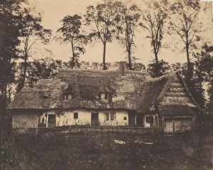 Blondel Prints: Ancienne Ferme a Perenchies, 1854. Creator: Alphonse Le Blondel