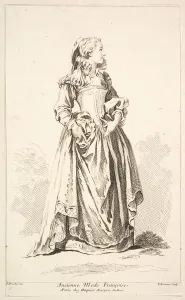 Chez Huquier Gallery: Ancienne Mode Francoise, from Recueil de diverses fig