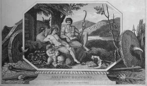 David Hume Prints: Ancient Britons, in their most uncultivated State, 1838