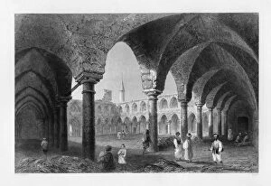 Carne Collection: Ancient buildings in St Jean D Acre (Acre), Israel, 1841.Artist: J Tingle