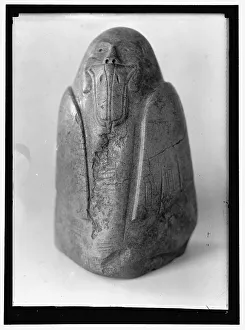 Ancient carving, between 1909 and 1923. Creator: Harris & Ewing. Ancient carving, between 1909 and 1923. Creator: Harris & Ewing