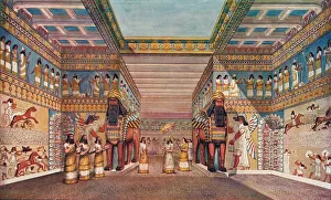 Ancient civilisation: within the palace of an Assyrian king, 1907