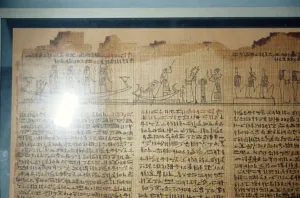 Ancient Egyptian Hieratic Script, c10th century BC Ancient Egyptian Hieratic Script, c10th century BC