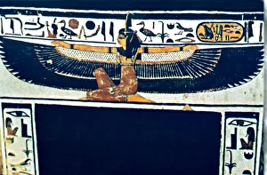 Isis Gallery: Ancient Egyptian hieroglyphs, Thebes, Egypt