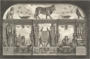 Pyramid Gallery: Ancient Egyptian ornament, 1769. Creator: Giovanni Battista Piranesi