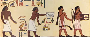 How An Ancient Egyptian Painted The Coming Of The Israelites Into Egypt, c1930