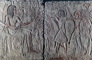 Ancient Egyptian relief, c1300 BC