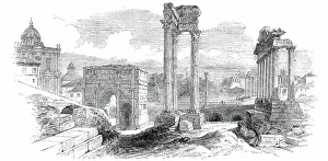 The Ancient Forum - Rome, 1850. Creator: Unknown