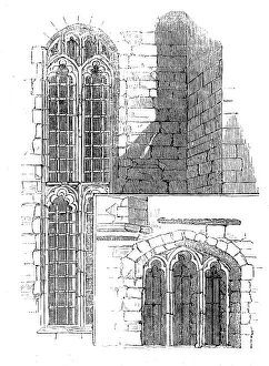Ancient Fragments of the London Guildhall, 1858. Creator: Unknown