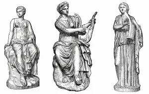 Erato Collection: Ancient Greek muses of music and dance