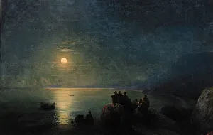 Moon Light Prints: Ancient Greek poets by the waters edge in the Moonlight