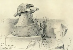 Mount Tabor Gallery: Ancient Hand-Mill at Mount Tabor, 1902. Creator: John Fulleylove
