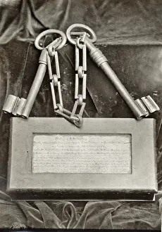 Quarme Prints: The ancient keys of Lancaster Castle, Lancashire, 1851. Creator: Unknown