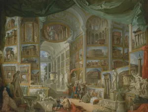 Classical Prints: Ancient Rome, 1757. Creator: Giovanni Paolo Panini