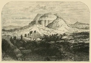 Ancient Ruins at Mugher, 1890. Creator: Unknown