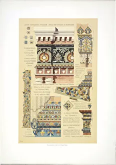 Ancient Russian Ornamental Tiles, 1895-1898. Artist: Suslov, Vladimir Vasilyevich (1857-1921)