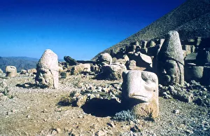 Colossal Prints: Ancient stone heads, Mount Nemrut, Adiyaman, Turkey