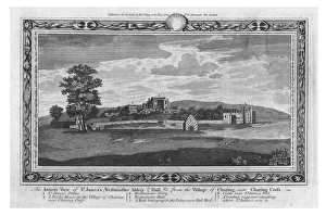 An Ancient view of St. Jamess, Westminster Abbey & Hall, late 18th century
