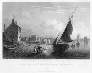 Fisher Prints: The Ancient Wishing-Gate, Liverpool, 1833. Artist: SF Serres