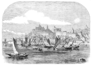 Seige Prints: Ancona, in the Papal States, 1860. Creator: Unknown