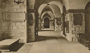 Crypt Prints: -And The Crypt Where Many of Englands Most Famous Sons Lie Buried, c1935. Creator: Unknown