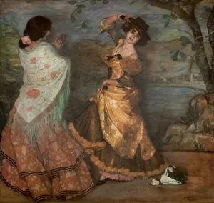 Dancers Prints: Andalusian dancers, 1903. Creator: Zuloaga y Zabaleto, Ignacio (1870-1945)