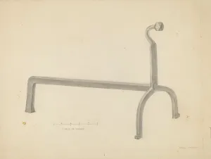 Donald Streeter Prints: Andiron, 1935/1942. Creator: Donald Streeter