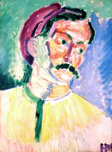Henri Mile Benot Prints: Andre Derain, 1905. Creator: Henri Matisse. Andre Derain, 1905. Creator: Henri Matisse