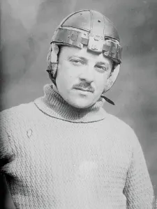 Motorcycle Racer Prints: Andre Grapperon, between c1910 and c1915. Creator: Bain News Service