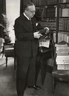 Bookshelves Gallery: Andre Tardieu, French statesman, 1919
