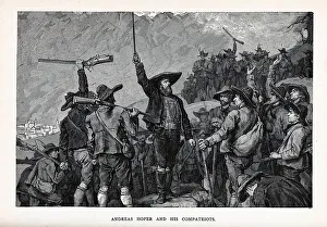 Hofer Prints: Andreas Hofer and his Compatriots, 1882. Artist: Anonymous