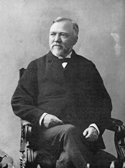 Carnegie Gallery: Andrew Carnegie (1835-1918), Scottish-American industrialist and philanthropist, 1870s