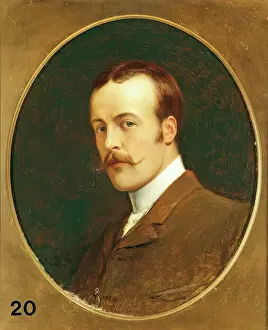 Portraits Prints: Andrew Carrick Gow, Self Portrait, 1883. Creator: Andrew Carrick Gow