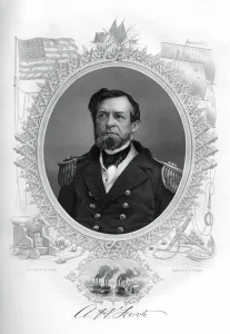 Andrew Hull Foote, American Civil War admiral, 1862-1867. Artist: G Stodart